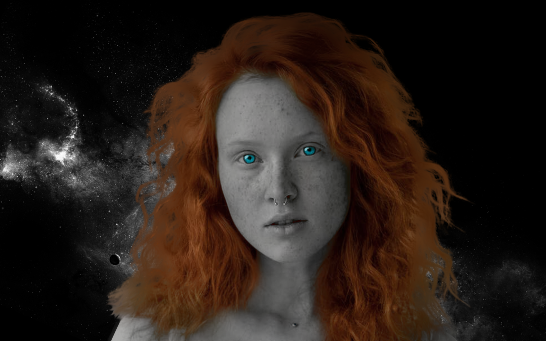 Ritratto artistico di ragazza
