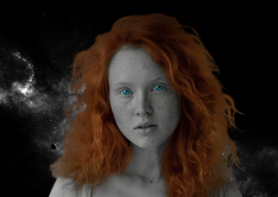 Ritratto artistico di ragazza